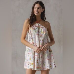 Storia Floral Babydoll Sundress | Whimsical Cottagecore Mini Dress M